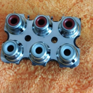 6 way rca socket